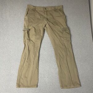 Levis Cargo Pants Mens 38x32 Khaki Skater Straight Fit Y2K